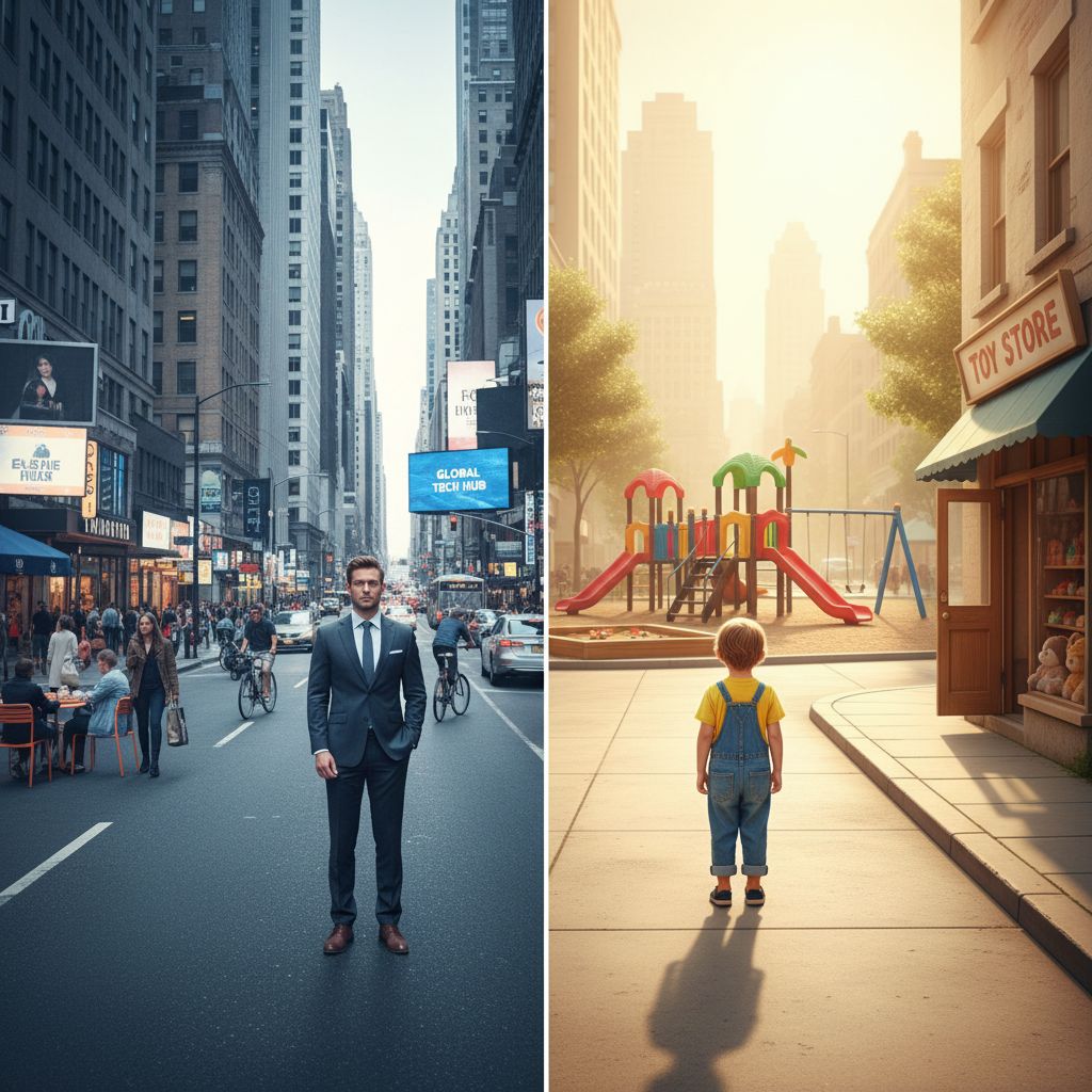 Children and Adults: Two Realities of Space Design and Space Life