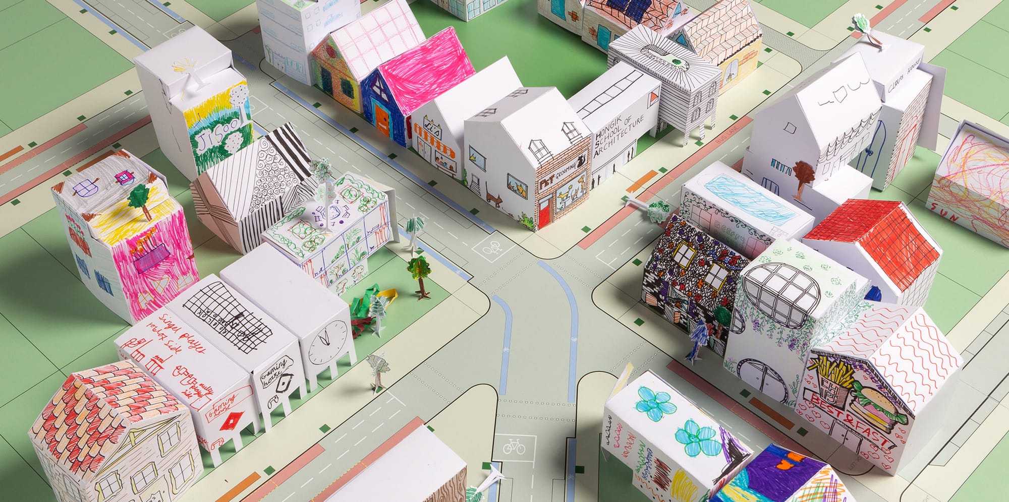Children's imagination of the city is different from that of adults.
