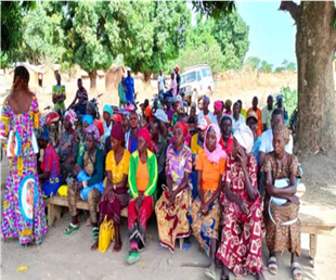 Séance de formation au beneficiaires