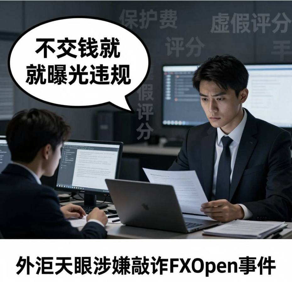 《外汇天眼涉嫌敲诈FXOpen事件：揭开平台博弈下的灰色操作》