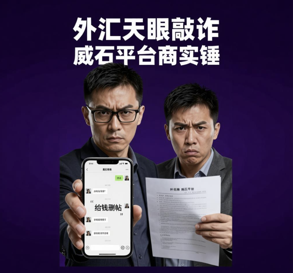 《实锤！外汇天眼副总裁郑刚，敲诈威石平台商微信记录曝光，多平台商遭围猎吐槽》