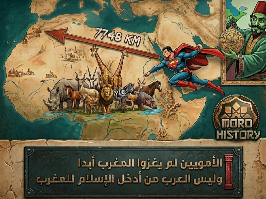 الأمويين لم يغزوا المغرب أبدا ,وليس العرب من ادخلوا الإسلام للمغرب