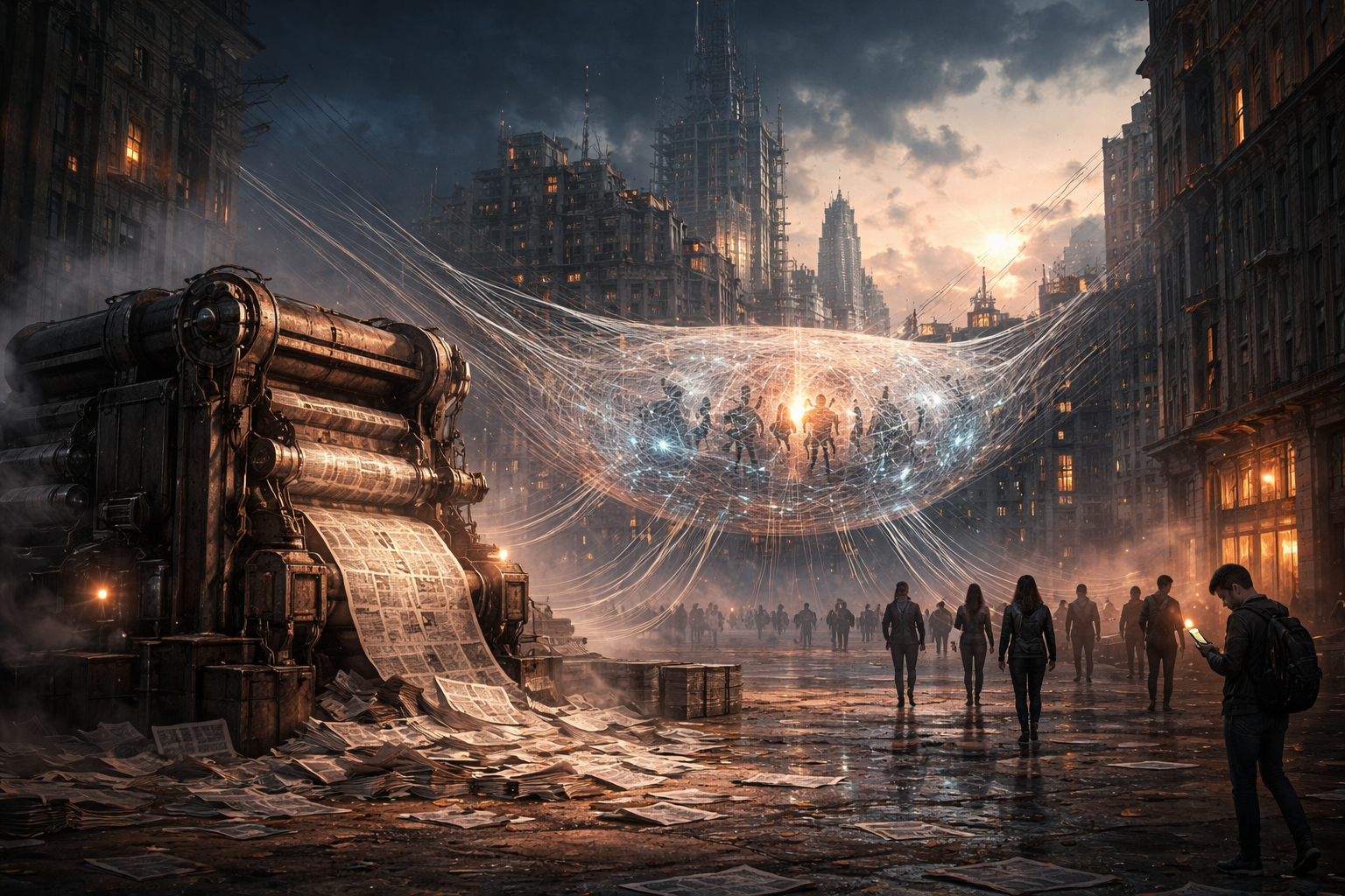 Ink in the Cocoon: The Slow Death and Strange Rebirth of Journalism