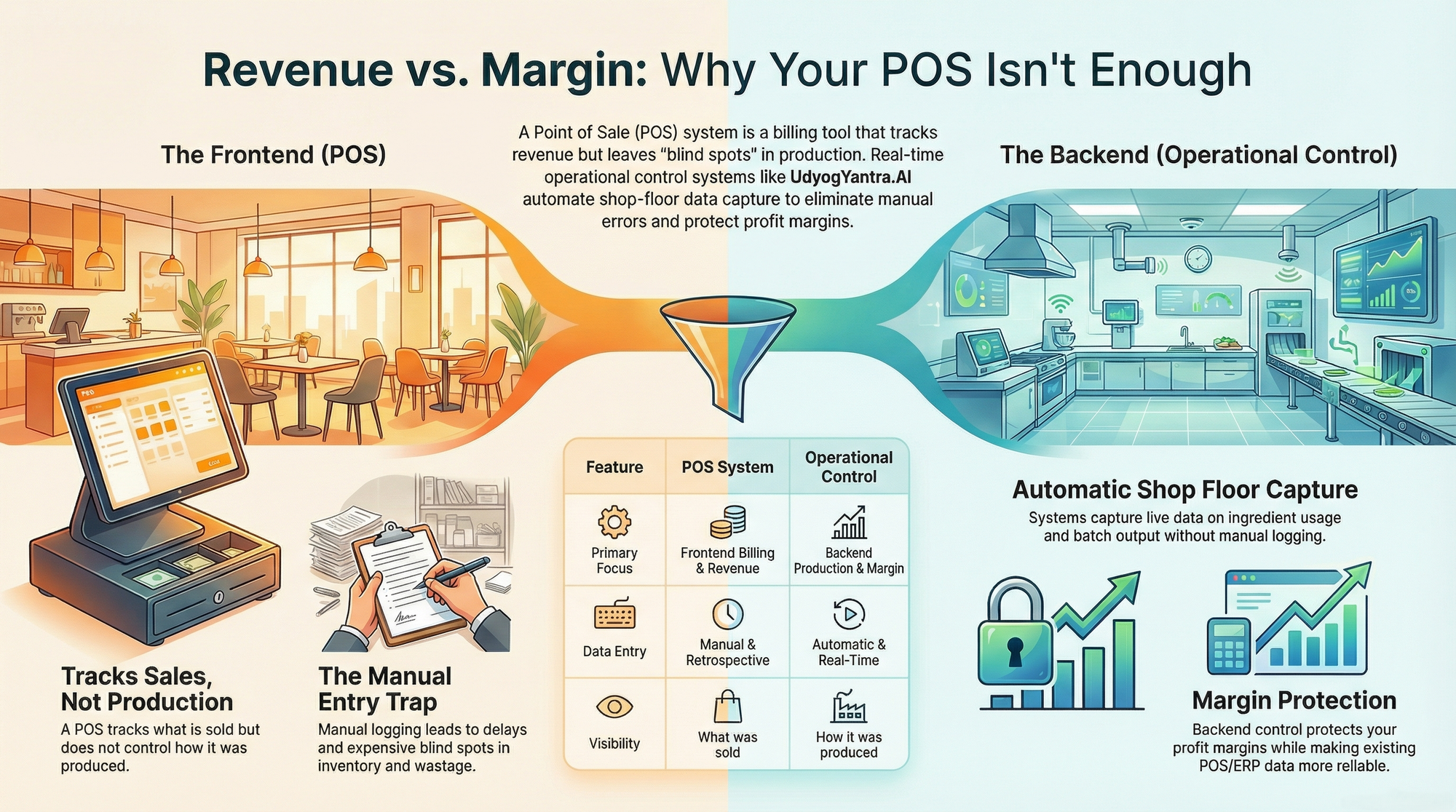 Why ERP and POS Systems Fail to Control Food Operations — And What’s Missing?