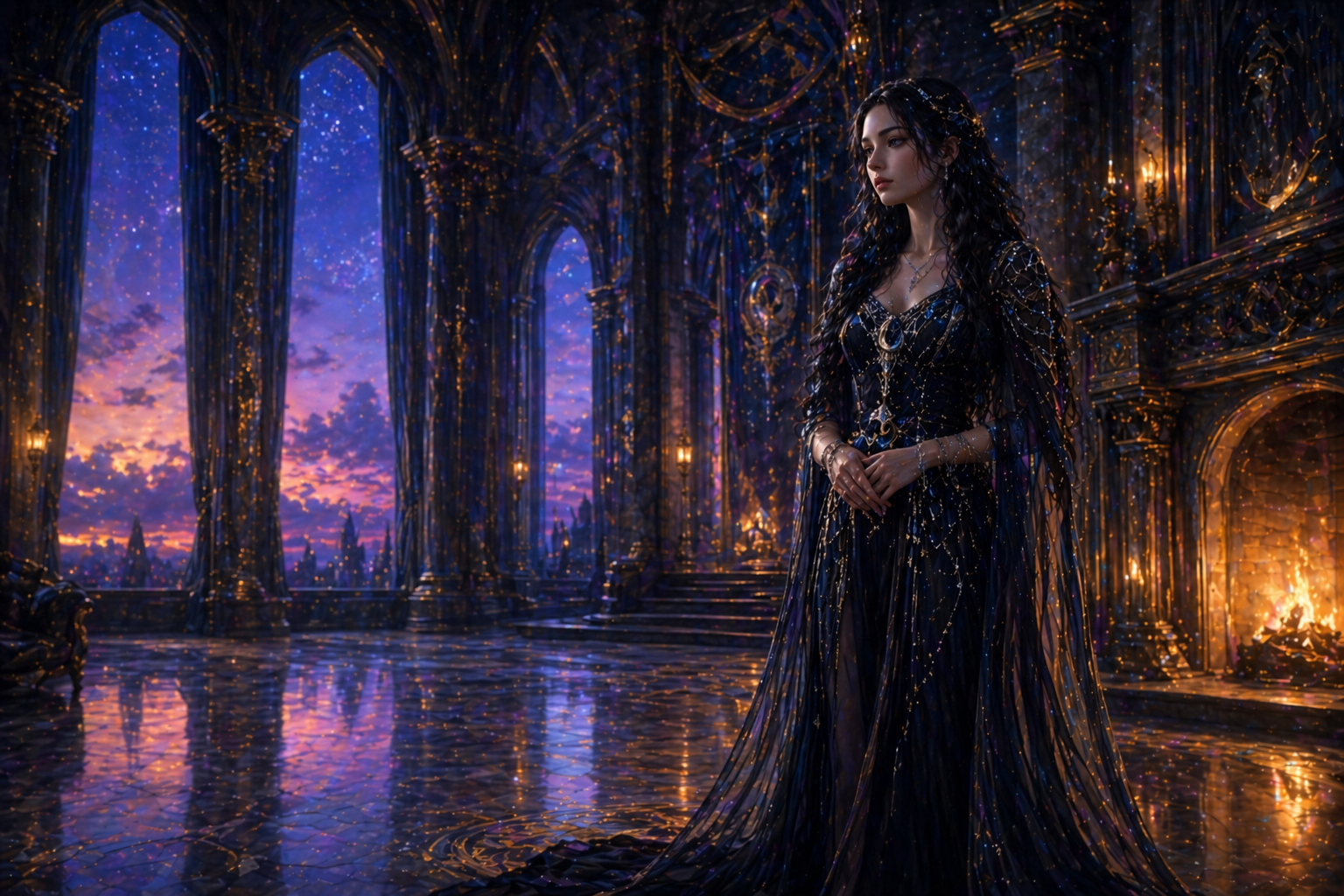 The Lady of Night in the Twin Halls of Splendor