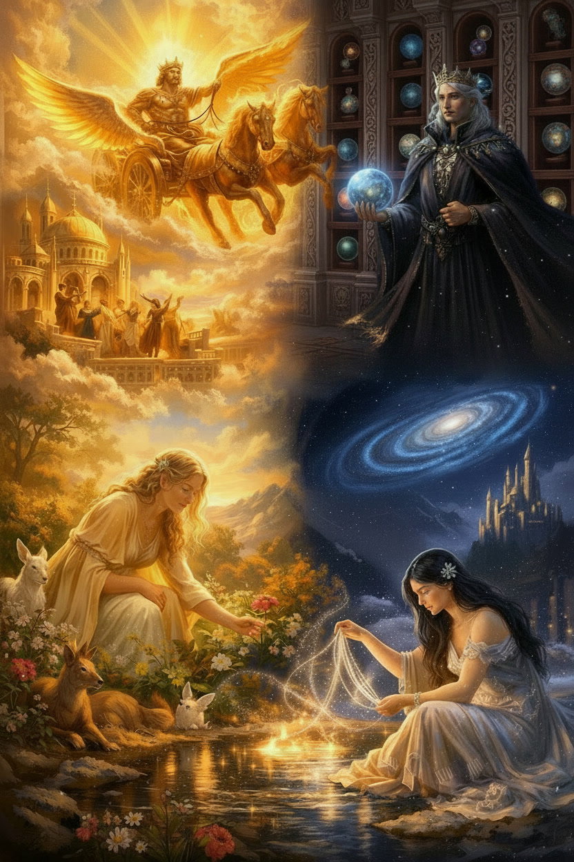 Chronicle 1, Poem 4: The Four Thrones of Sky