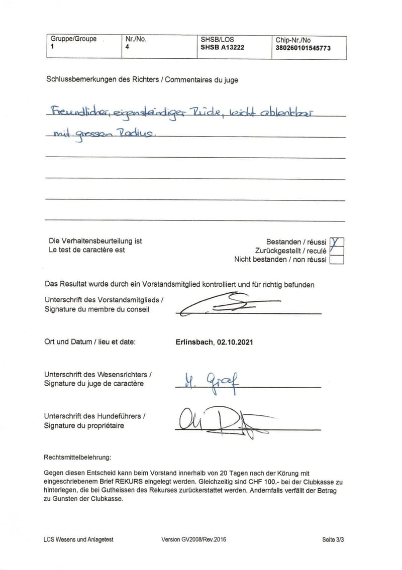 Unterlagen Ankören und Gesundheitsdokumente