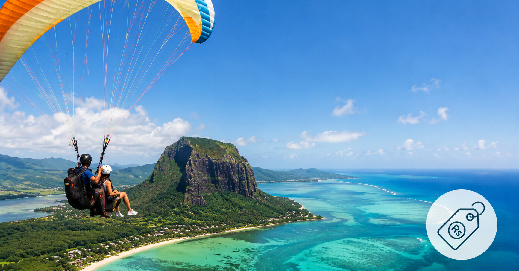 Prix parapente îles Maurice