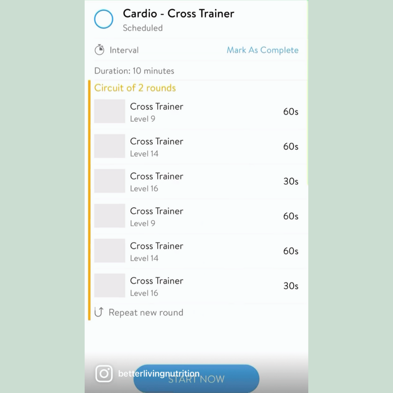 Online Training + Nutrition Support $65 per week