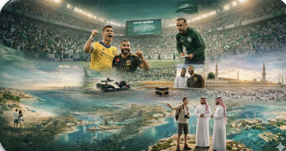 إستمالة تخلق الإنتشار  من التعاقد إلى الاستقطاب: كيف يُنعش النجوم العالميون بُوصلة السياحة الرياضية في المملكة؟