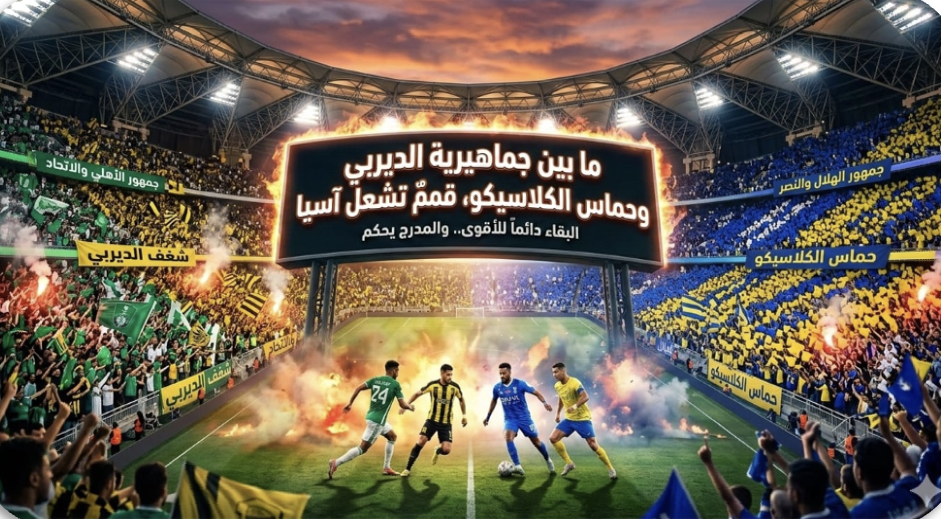ما بين جماهيرية الديربي وحماس الكلاسيكو: قمم تشعل آسيا
