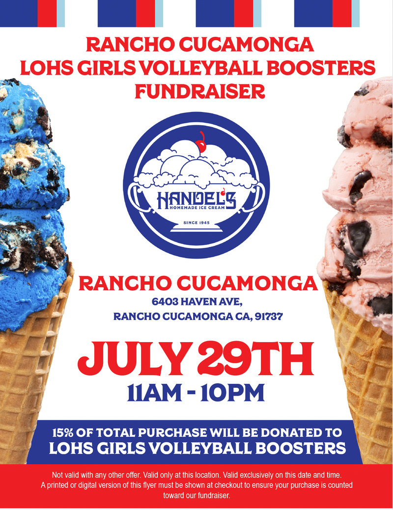 Handel's Ice Cream Fundraiser