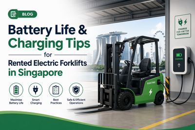Battery Life & Charging Tips for Rented Electric Forklifts in Singapore