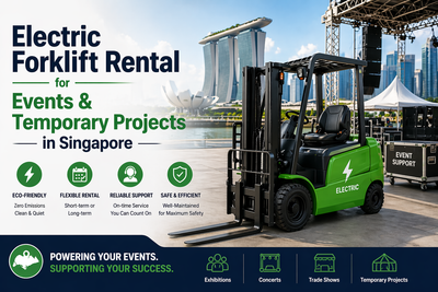 Electric Forklift Rental for Events & Temporary Projects in Singapore