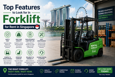 Top Features to Look for in Forklift for Rent in Singapore