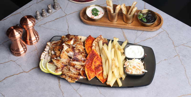 صحن شرحات دجاج كبير - Large chicken cutlets