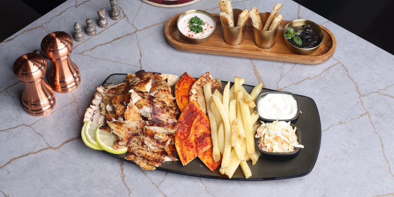 صحن شرحات دجاج صغير - Small chicken cutlets