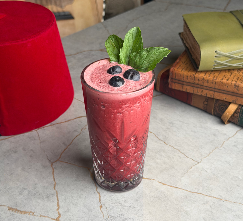 اسموذي كركديه - hibiscus smoothie