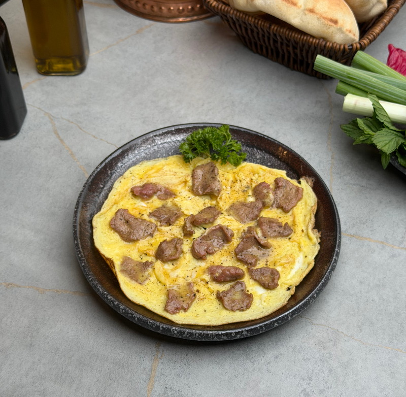 بيض باللحم / Eggs with meat