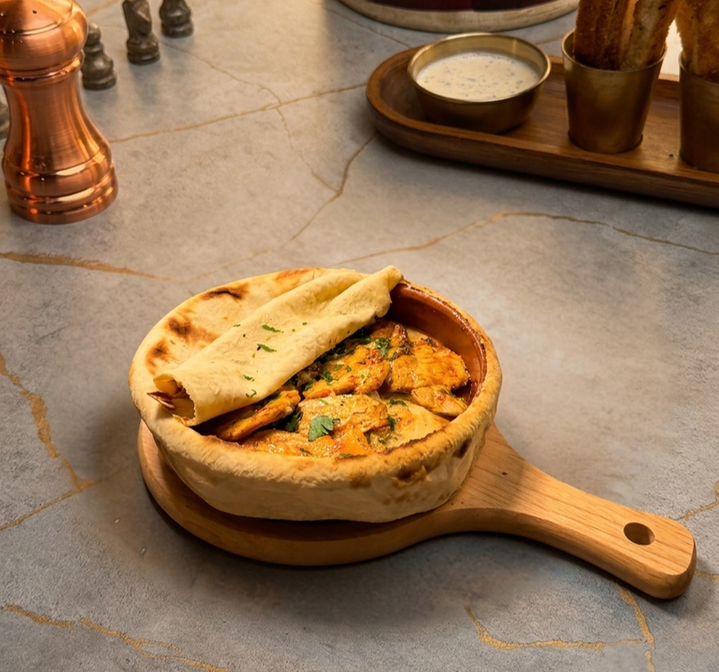 فخارة دجاج بطاطس - Chicken and potato casserole