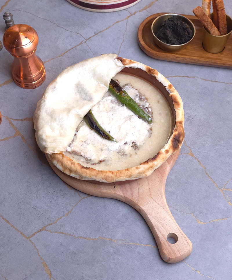 فخارة كفته بالطحينية - Kofta casserole with tahini