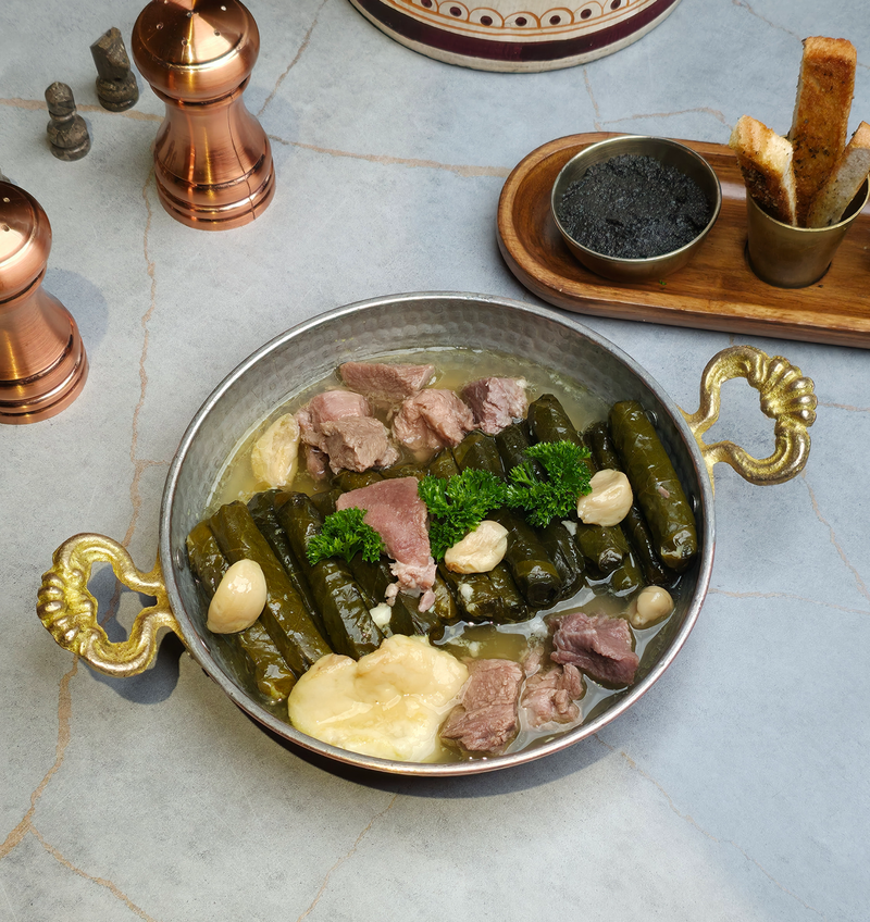 يبرق (ورق عنب باللحم) | Yabraq (Grape leaves with meat