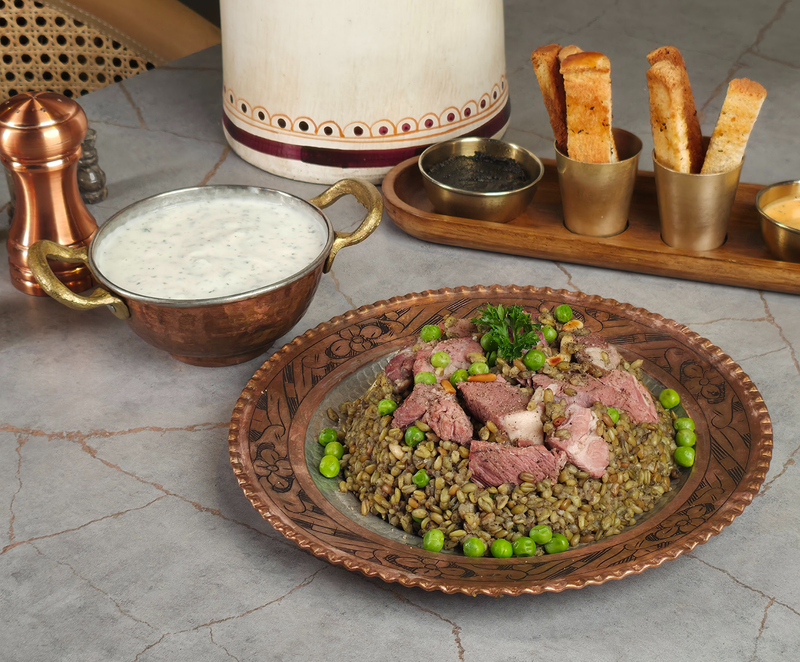 فريكة بالحم / Freekeh with meat