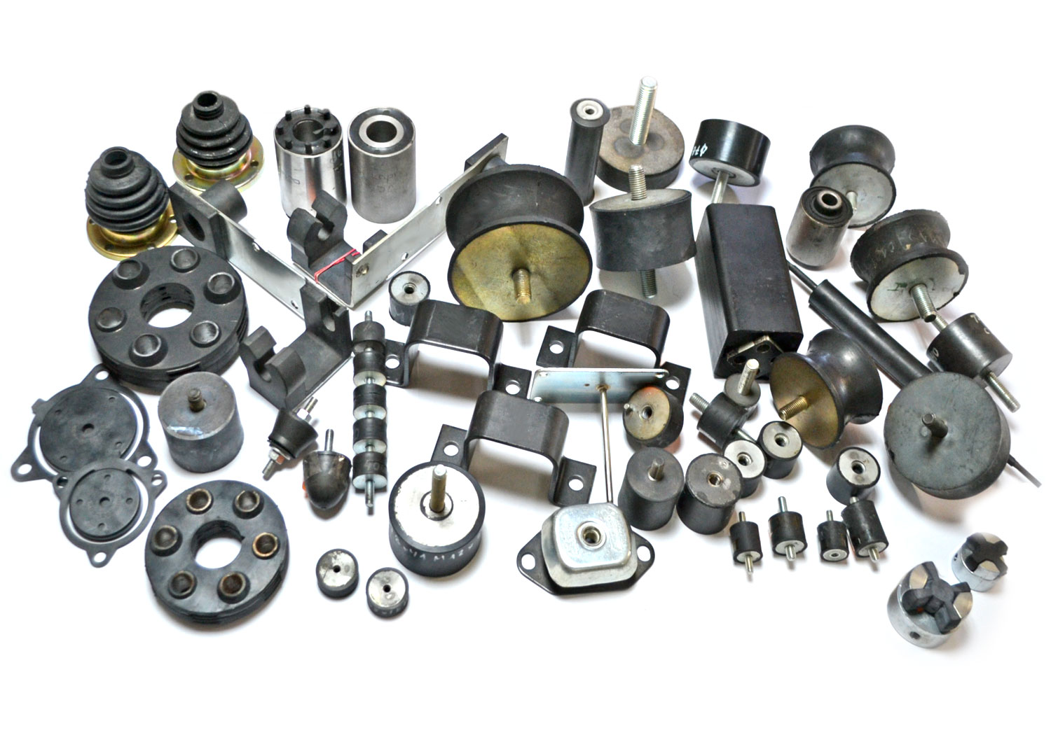 Rubber-metal parts