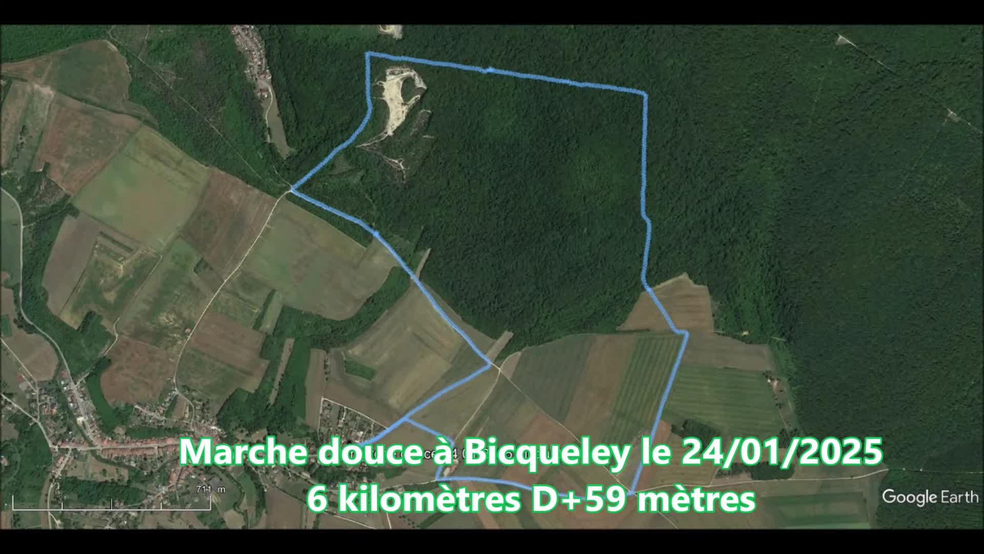 Marche douce Bicqueley du 24/01/2025