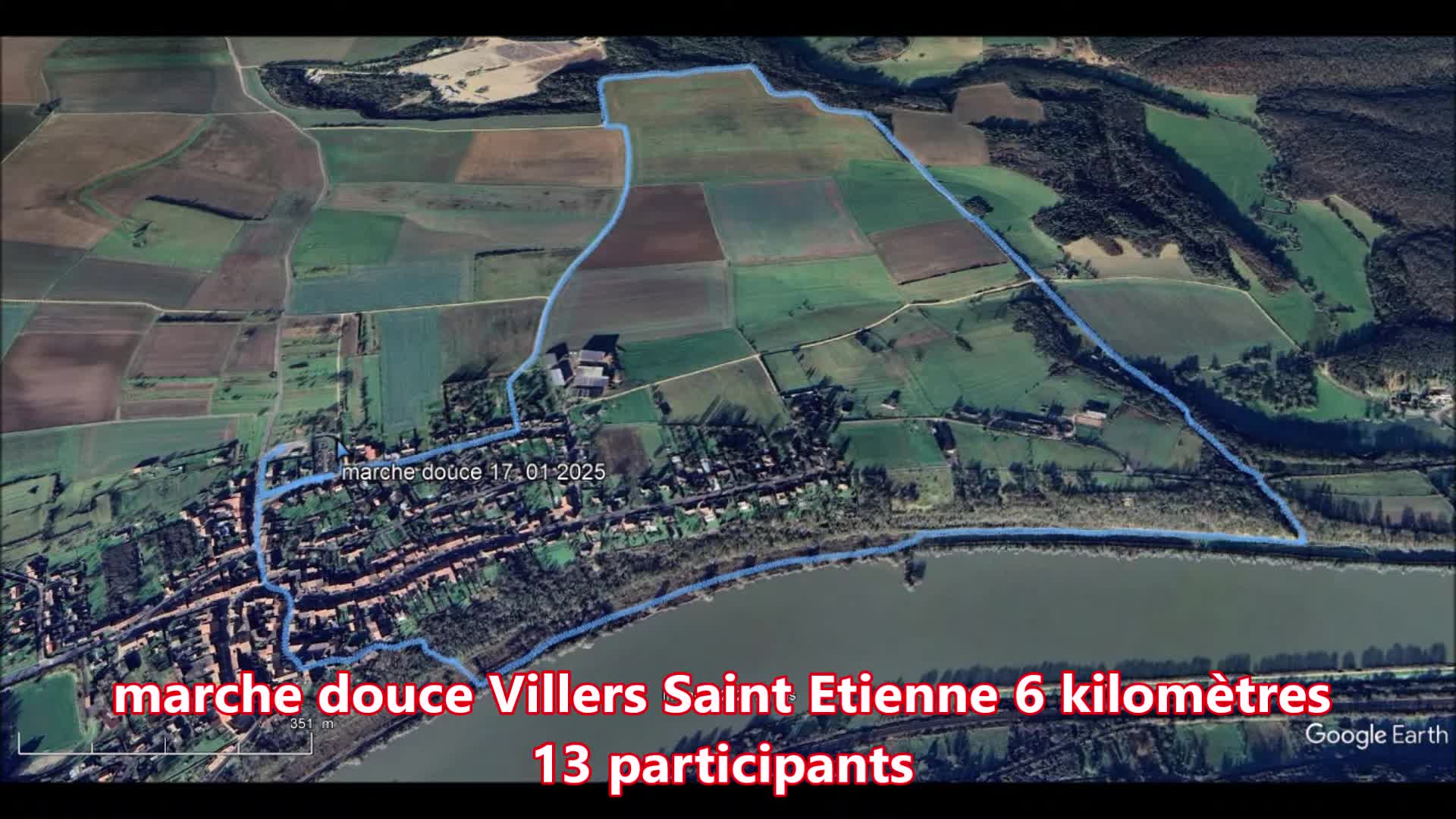 Rando douce Villey-St-Étienne du 17/01/2025