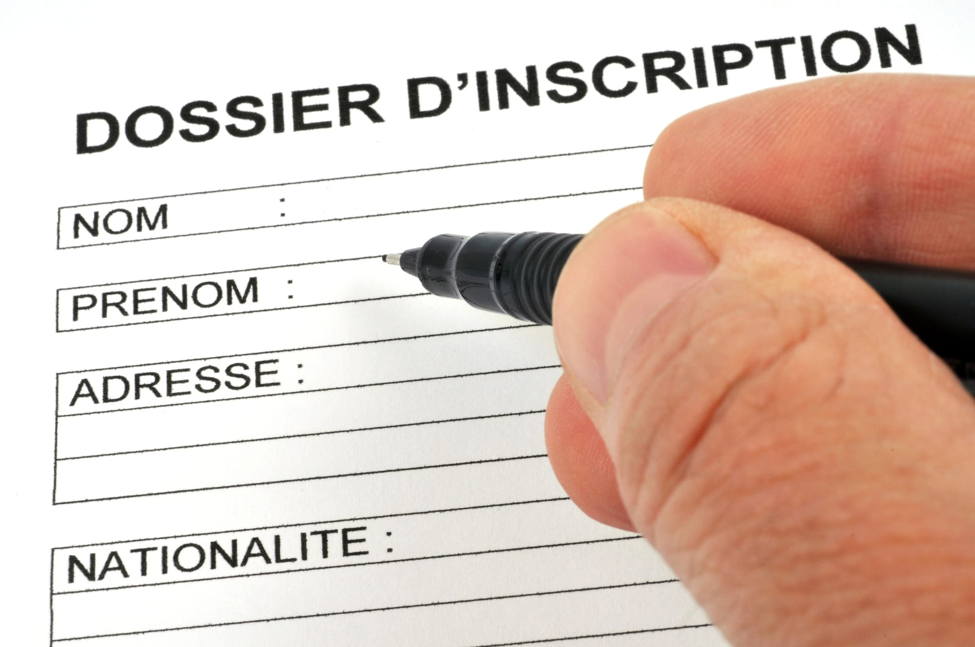 Bulletin d'inscription 2026