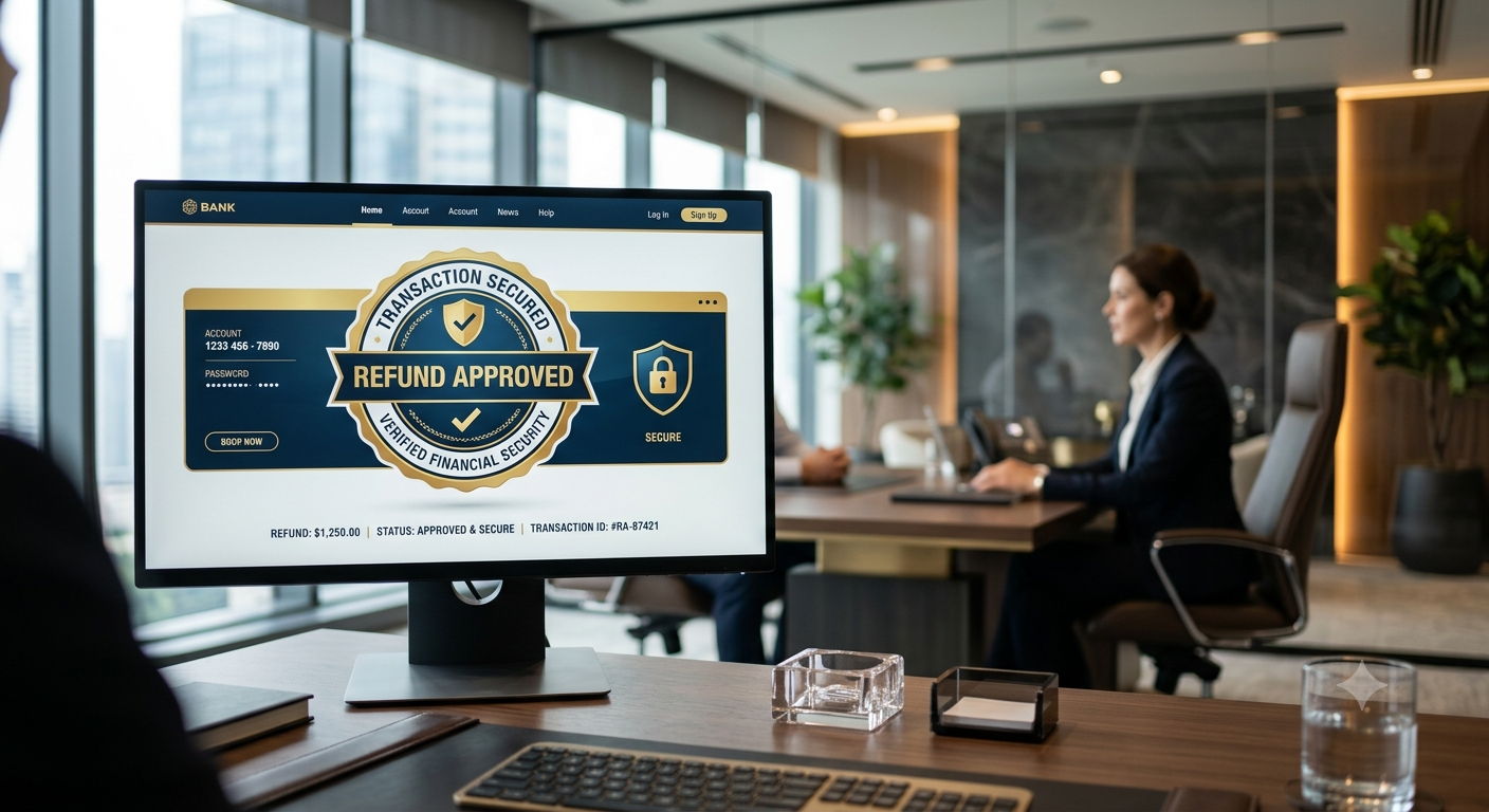 تقديم طلب استرداد الأموال من البنك Chargeback