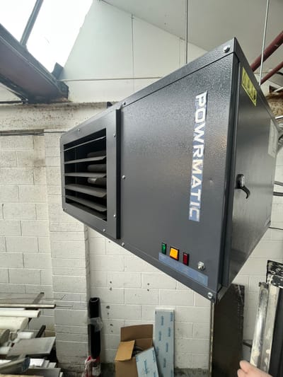 Warm Air Heater Servicing for Lancashire Workshops and Warehouses