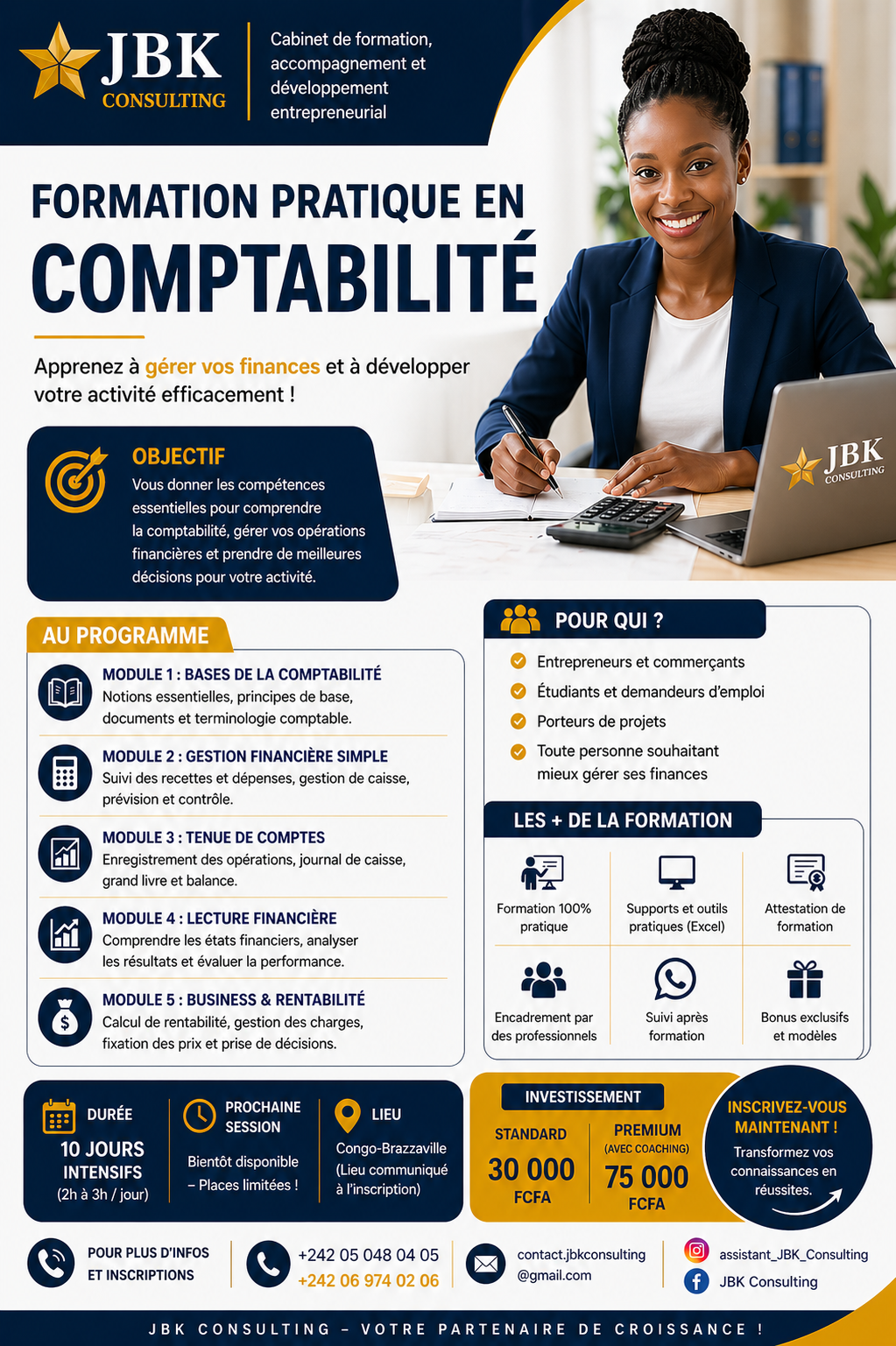 Formation en comptabilité professionnelle