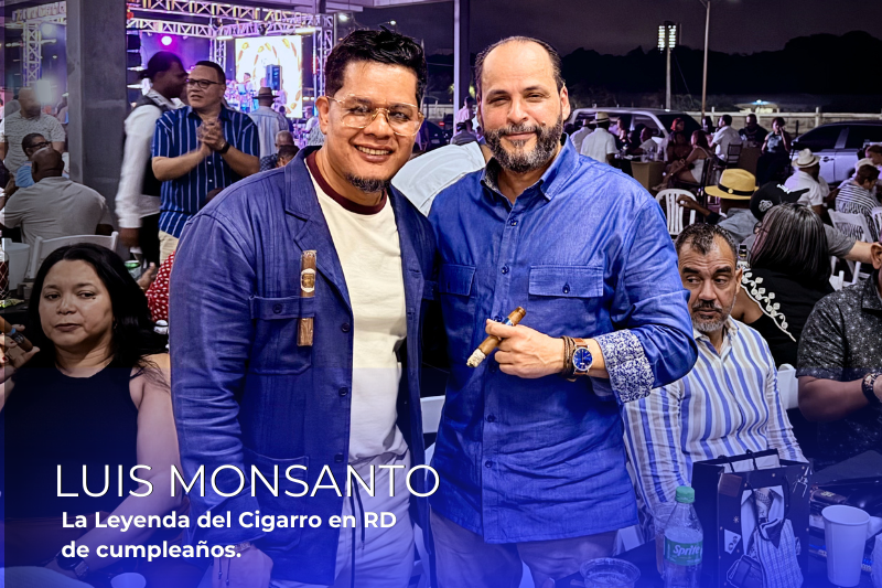 Luis Monsanto celebra un año más de vida: la leyenda del cigarro está de cumpleaños.