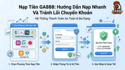 Nạp Tiền GA888: Hướng Dẫn Nạp Nhanh Và Tránh Lỗi Chuyển Khoản