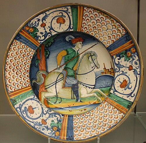 Italiaanse majolica-keramiek uit de Renaissance-tijd