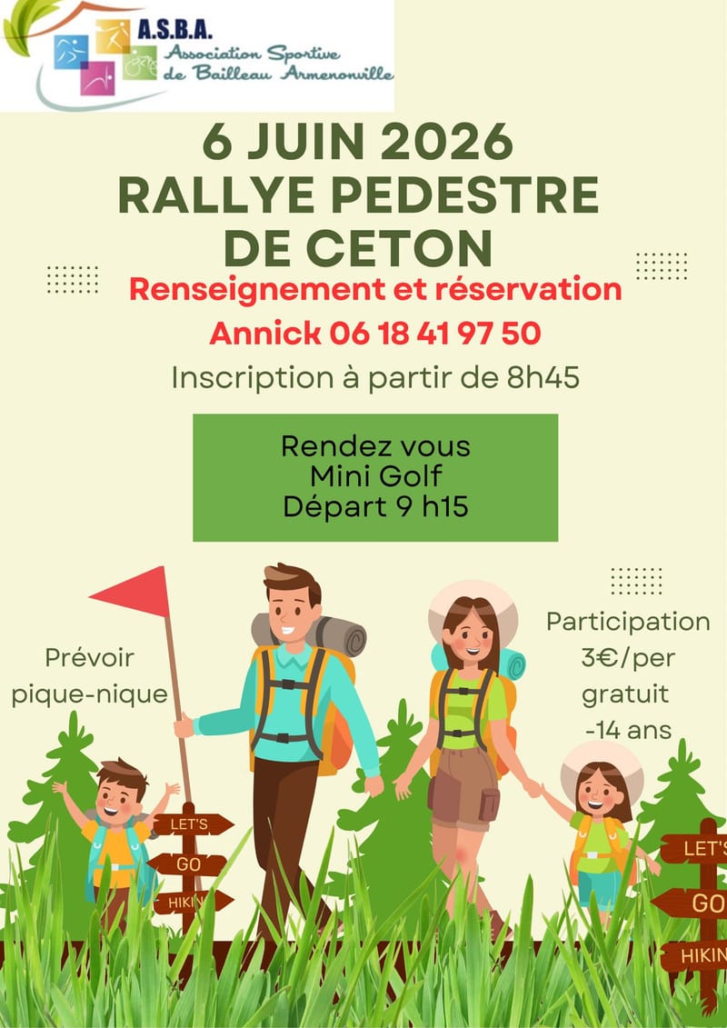 Rallye pédestre de Ceton