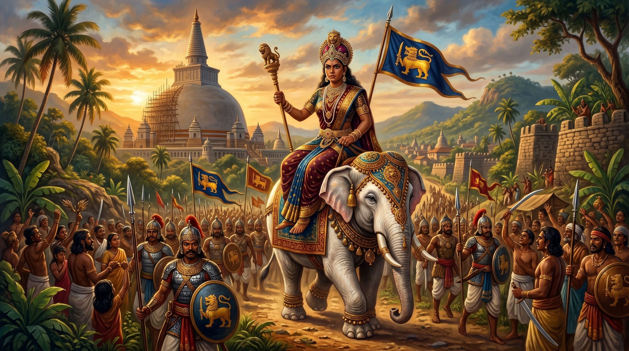 Queen Vihara Maha Devi – The Lion‑Hearted Daughter of Lanka
