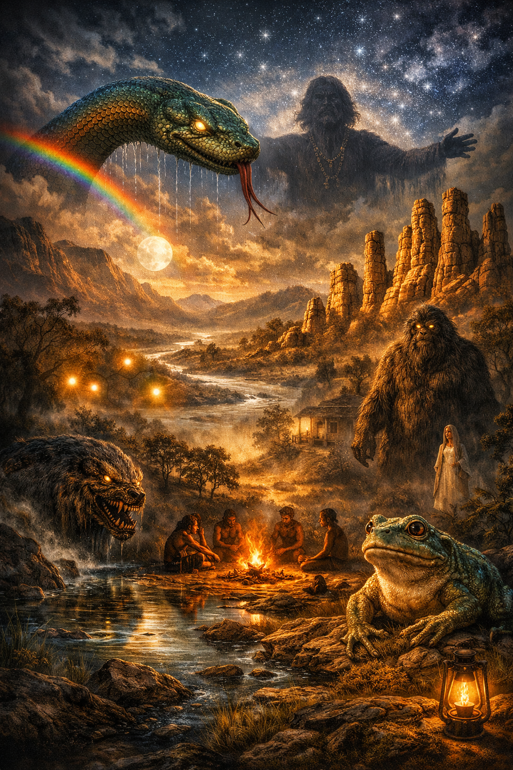 The Rainbow Serpent — The Great Life‑Giver