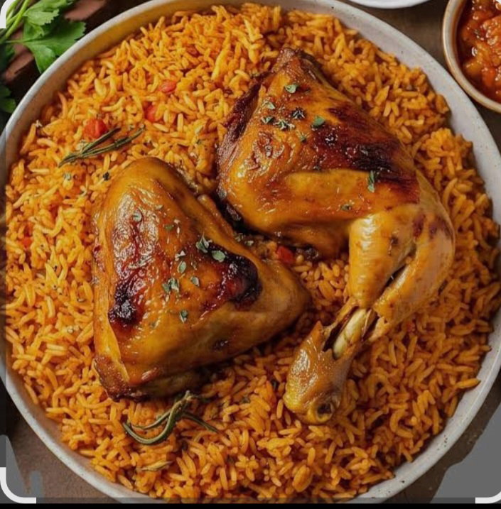 Jollof Rice and Chicken