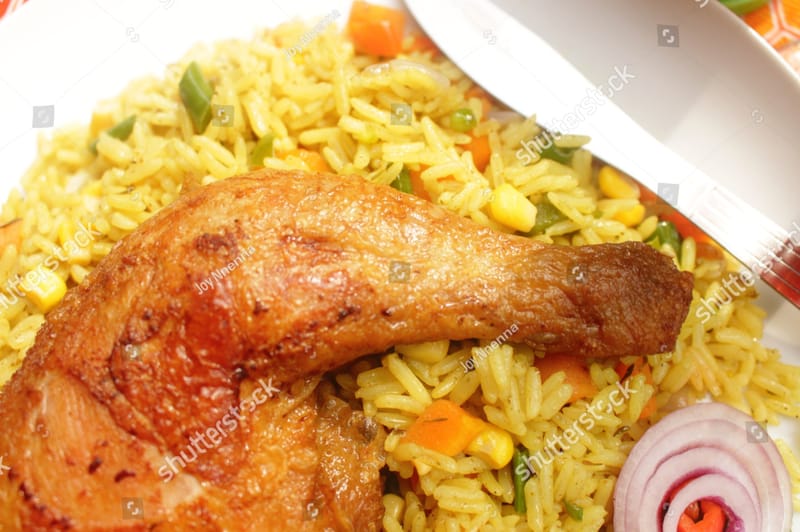 Fried Rice and Chicken