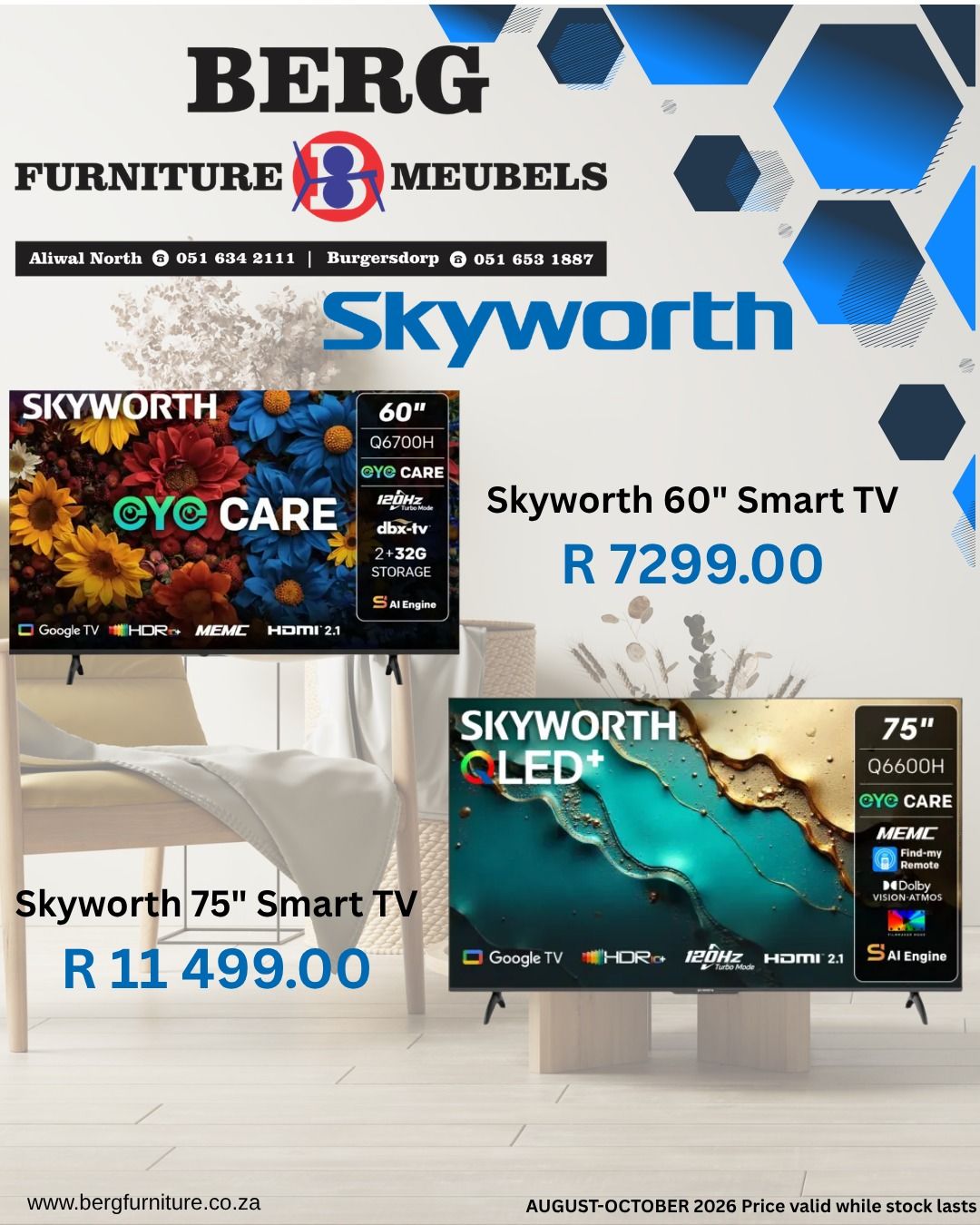 Promotional prices valid while stock lasts
