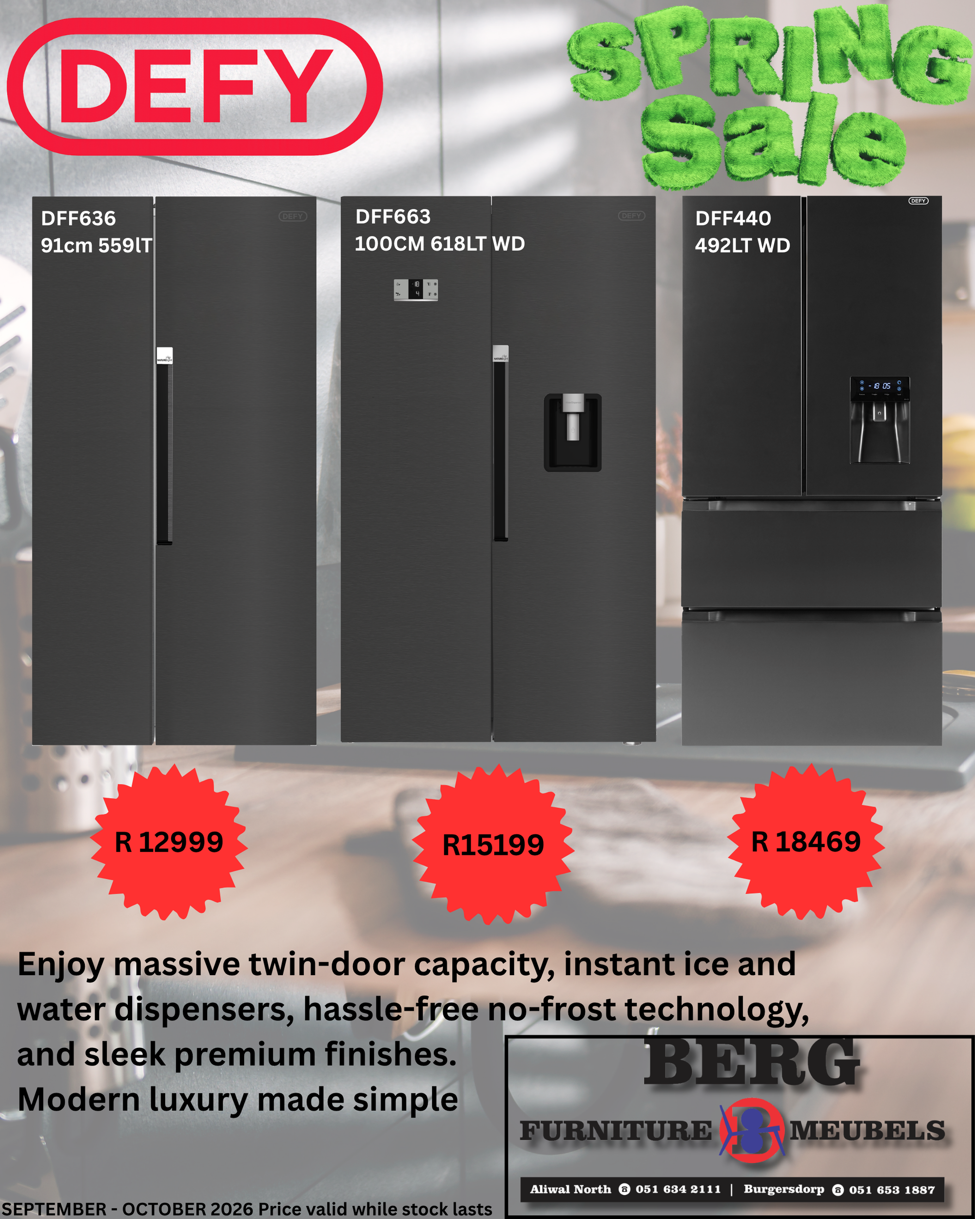 Promotional prices valid while stock lasts
