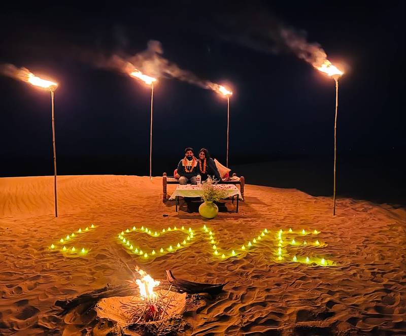 Bonfire Night At Suraksha Desert Camp