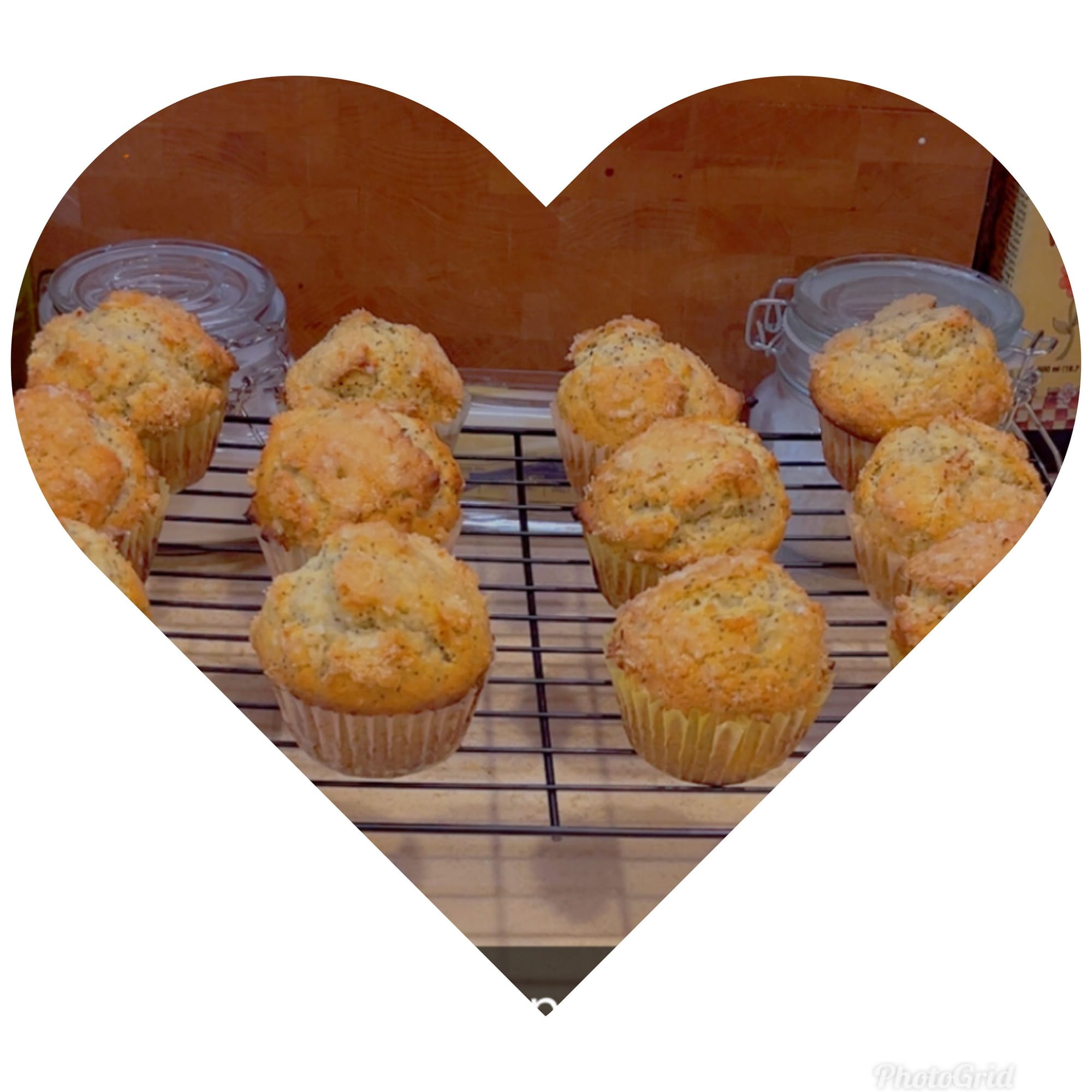 Lemon poppyseed muffins
