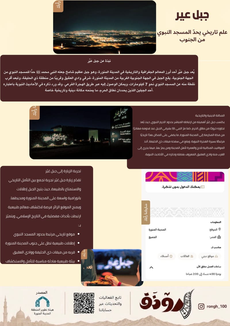 انفوجرافيك جبل عير