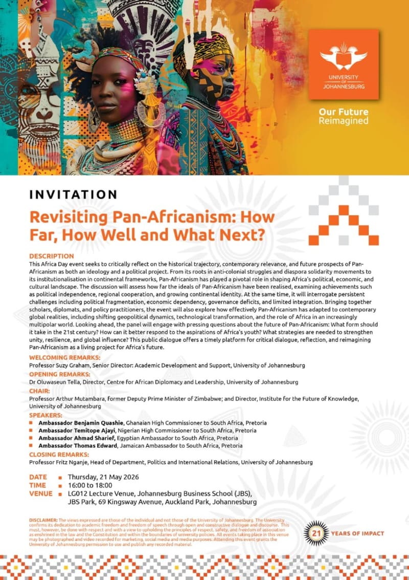 Revisiting Pan-Africanism: Reflecting on Africa’s Past, Present and Future