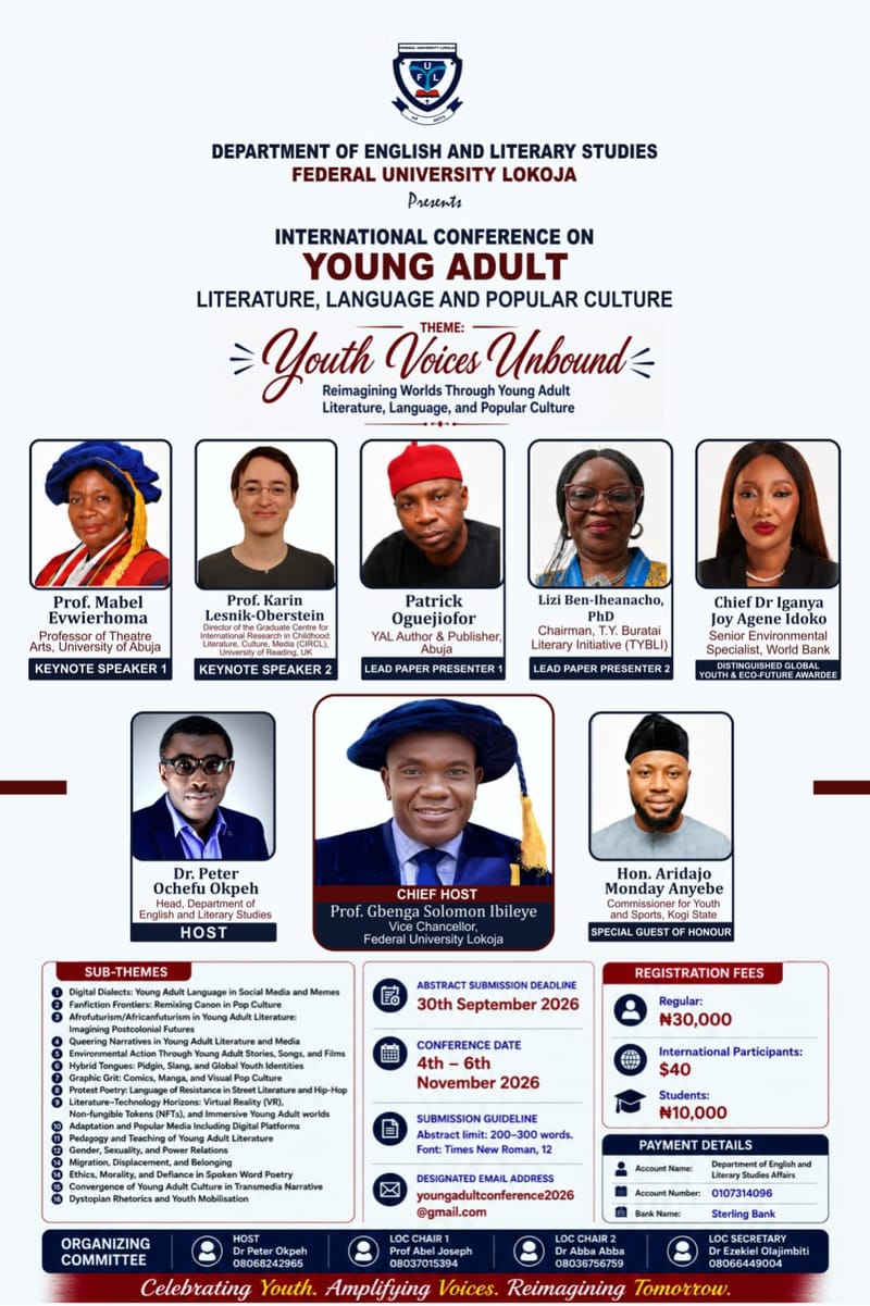 International Conference on Young Adult Literature, Language and Popular Culture