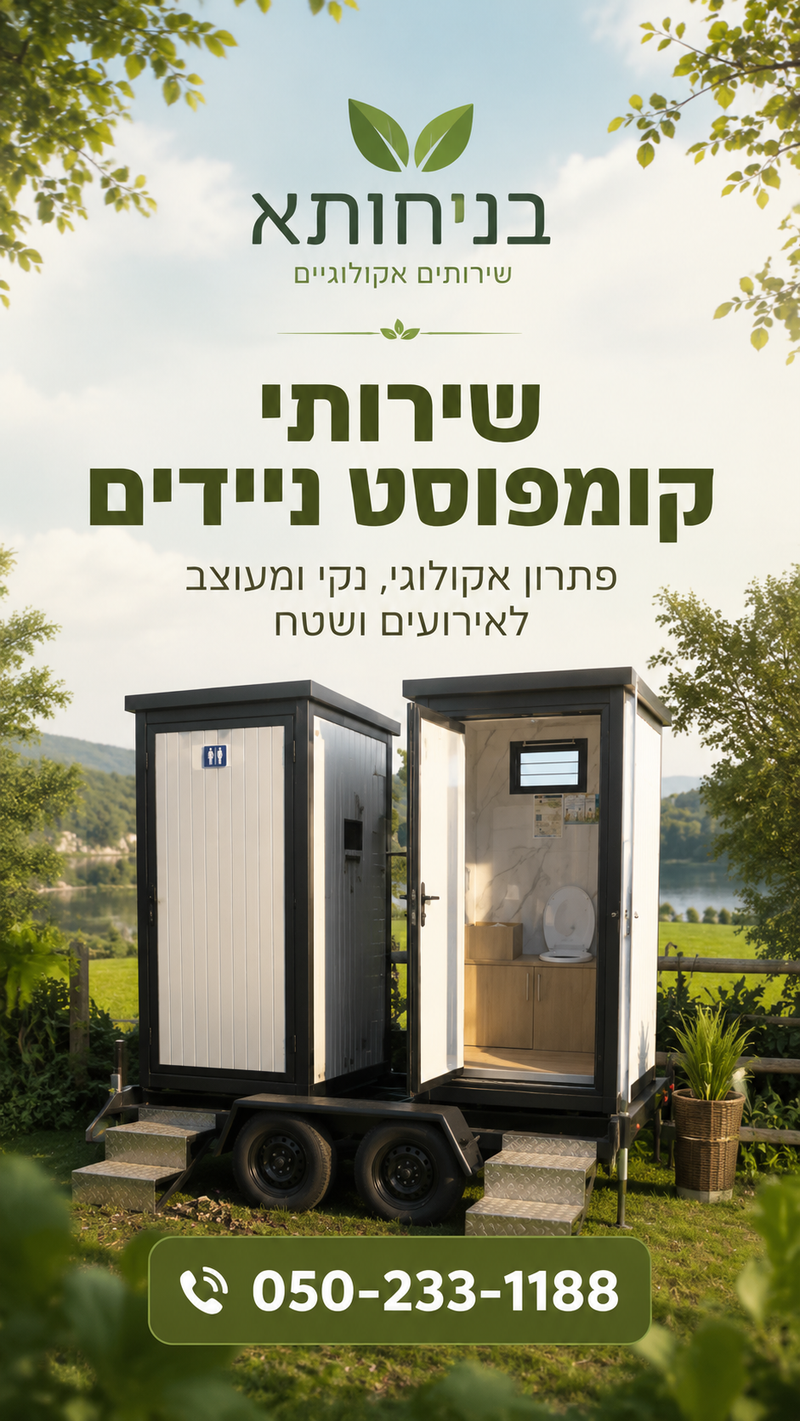 השכרת שירותי קומפוסט לאירועים